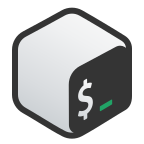 Bash shell logo.